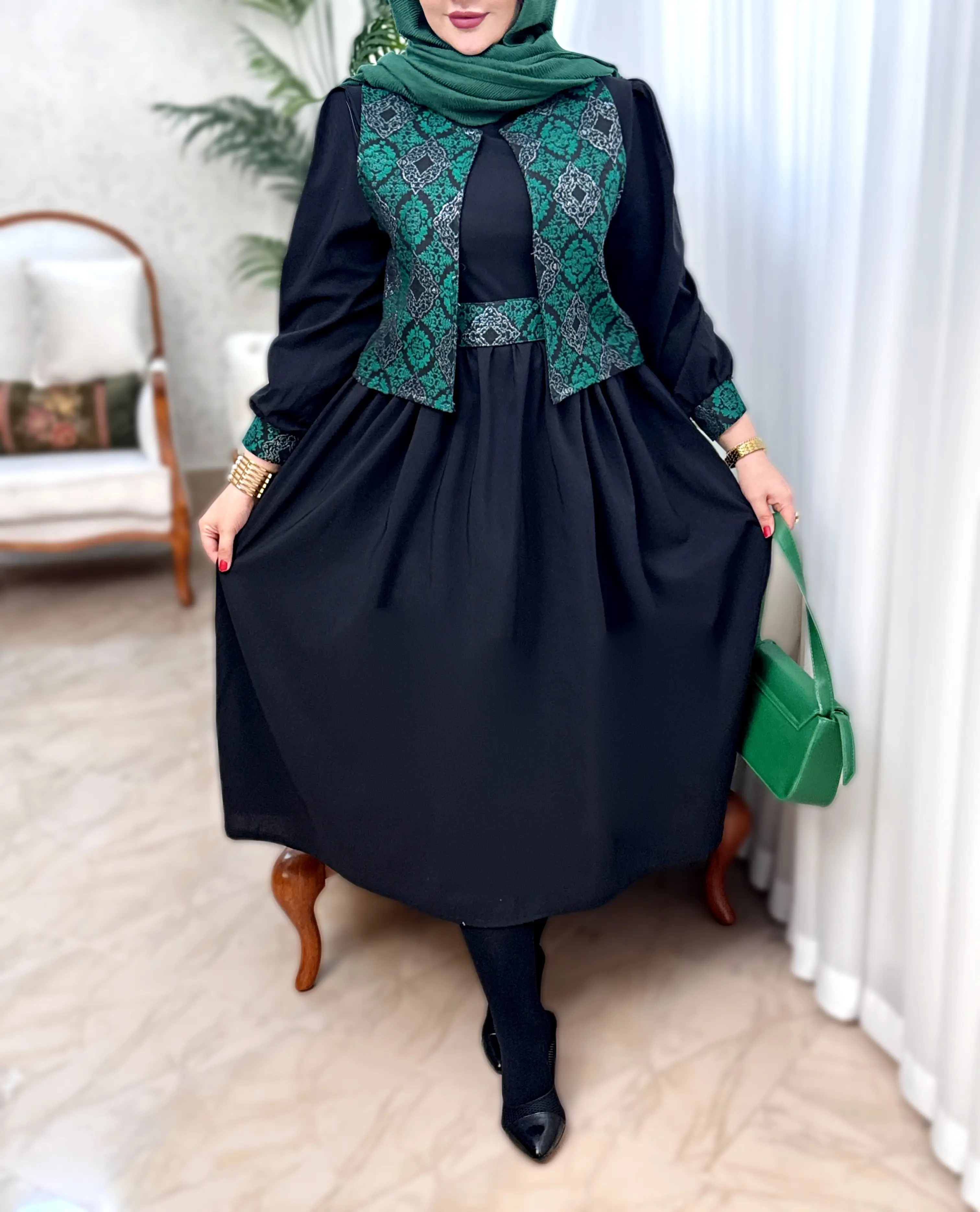 ست پیراهن و ژیله  3201